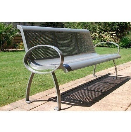 Metal outdoor benches 3