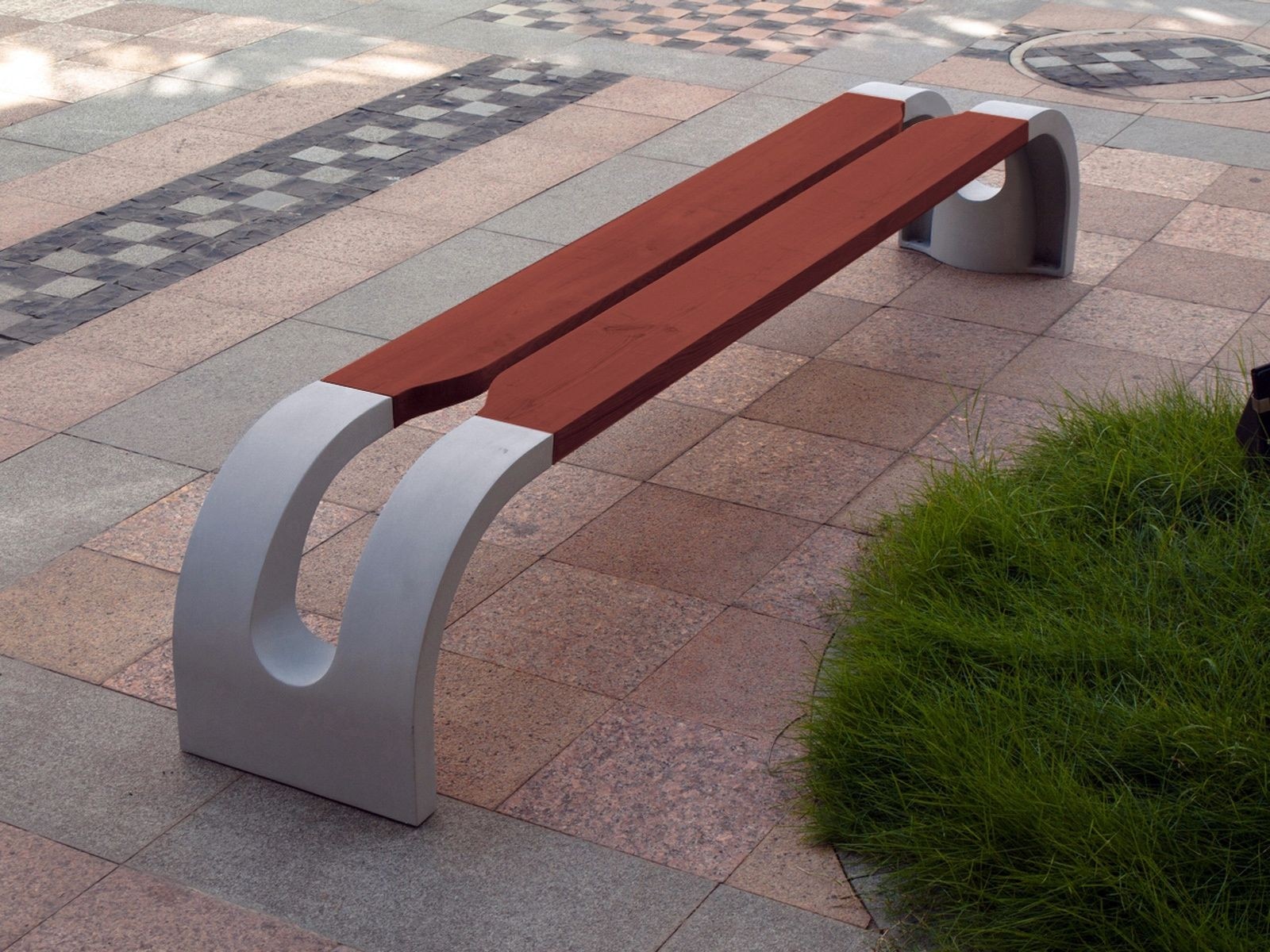 Metal outdoor benches 5