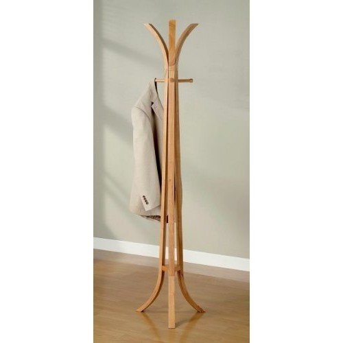 Modern style decor entryway hall tree coat rack with four