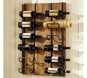 Rustic Wall Mounted Wine Rack - Ideas on Foter