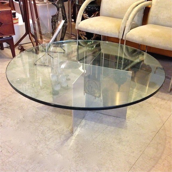 Round Glass Coffee Table Metal Base - Ideas on Foter