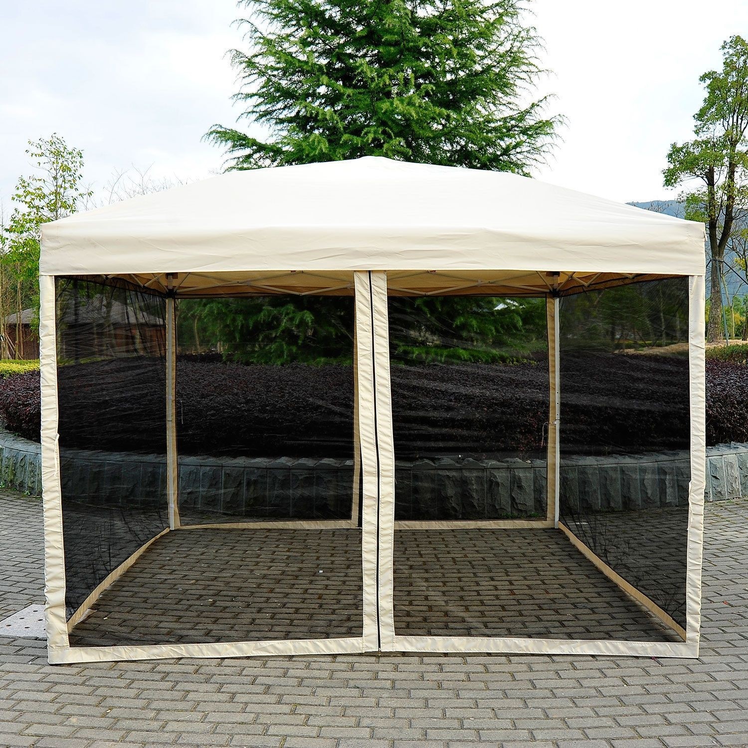 Pop up tent mesh screen gazebo popup canopy party patio