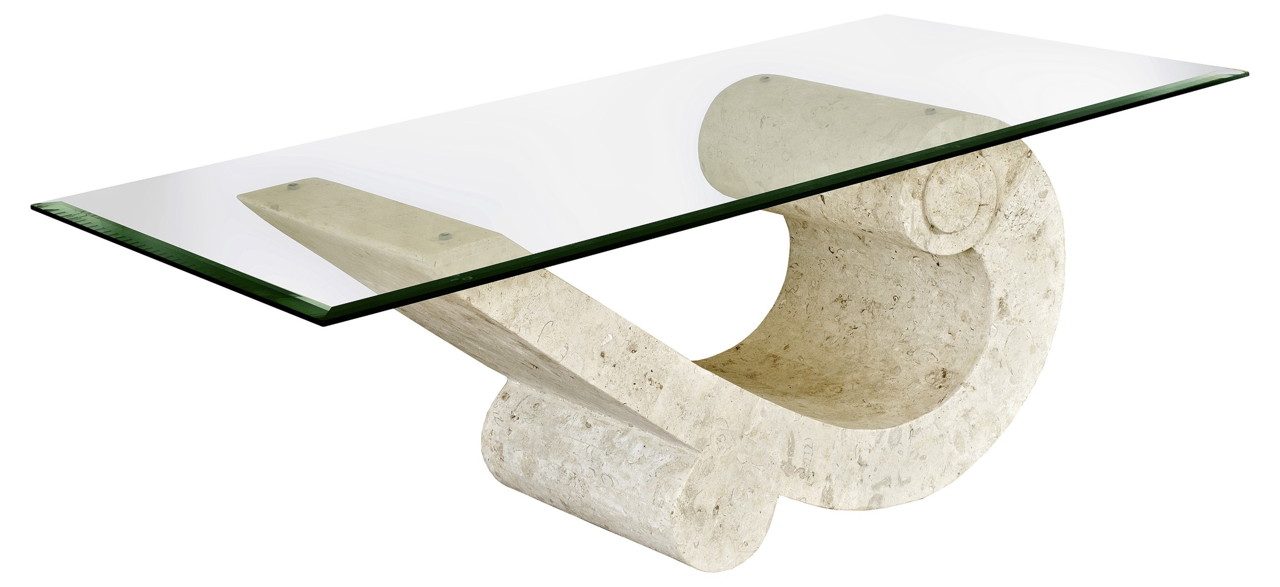 Sea crest mactan stone coffee table