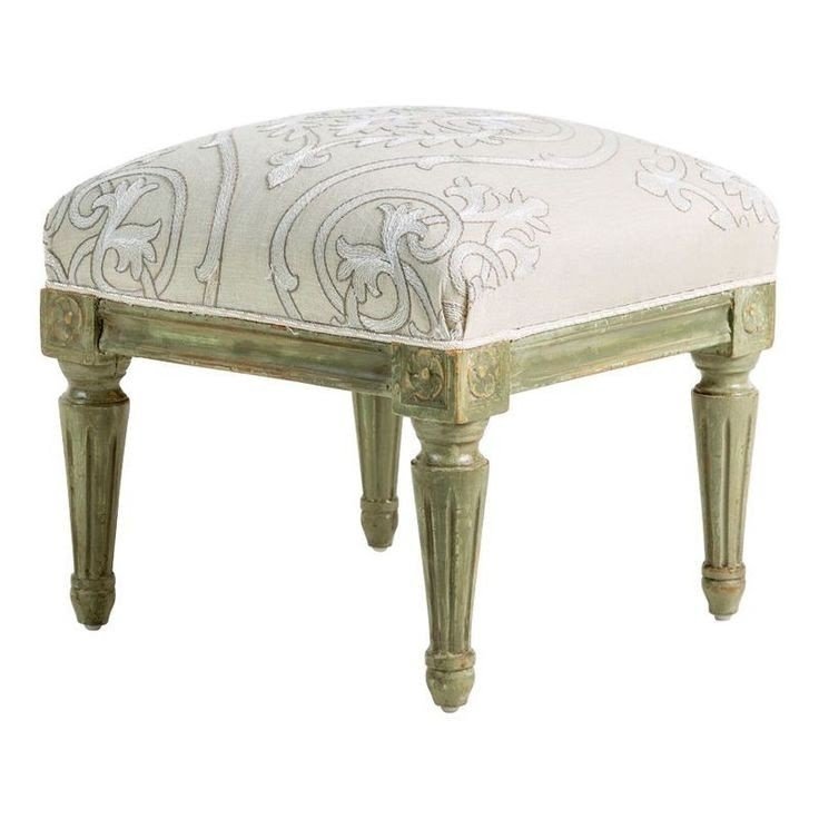 Small antique louis xvi style painted footstool 1 216 est