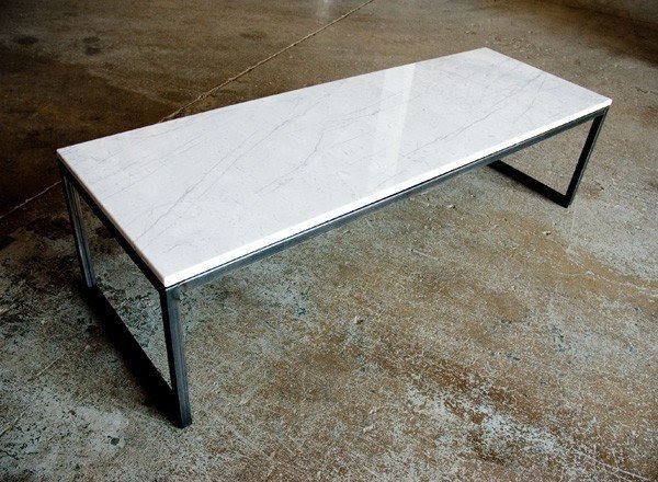 Stone coffee table
