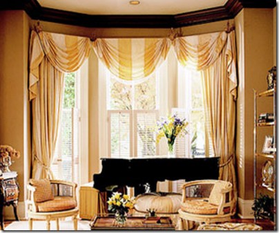 window scarves for large windows