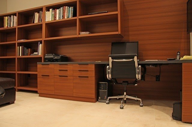 Teak wood office furniture modern home office