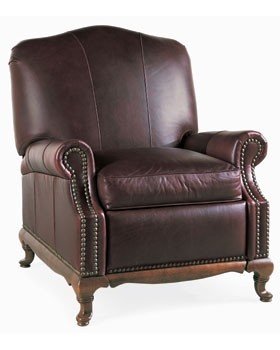 Thomasville leather reclining sofa