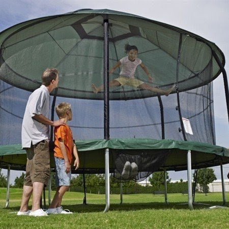 Trampoline protective cover
