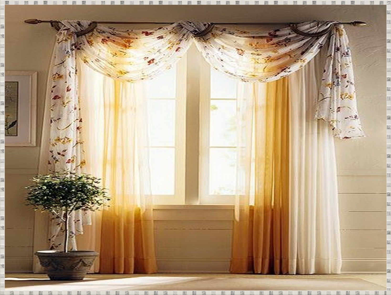 curtain scarf ideas