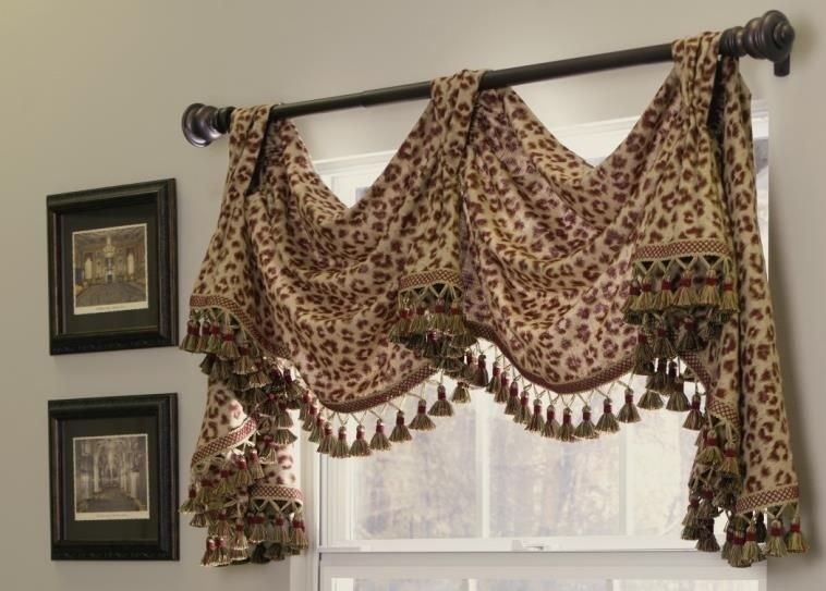 scarf valances for large windows