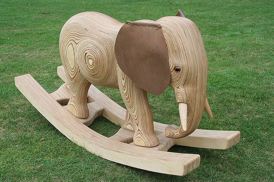 elephant rocking horse