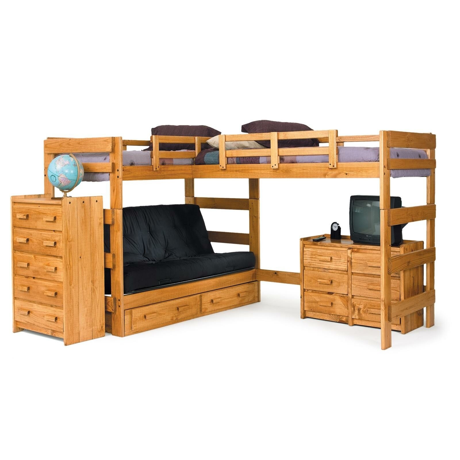 Loft Bed With Dresser Underneath Ideas On Foter