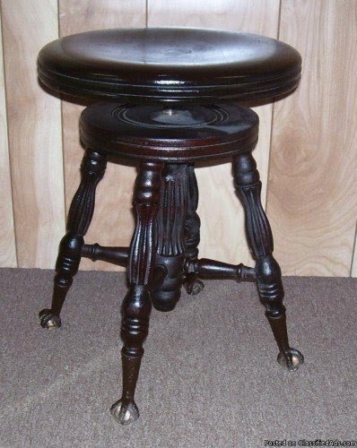 Antique round swivel piano stool price 400 in monroeville alabama