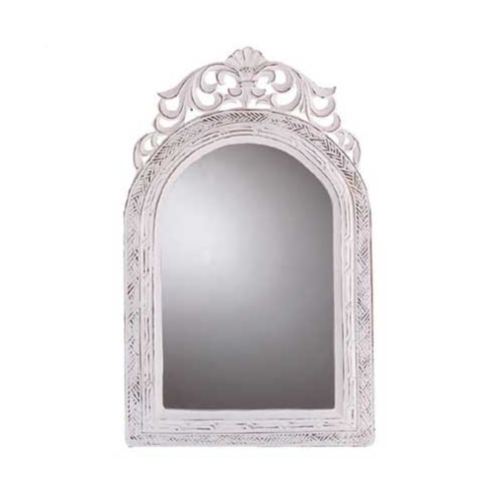 Arched top wall mirror