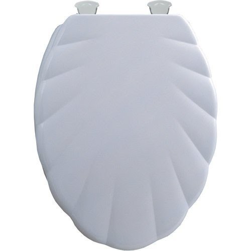 Bemis 122EC Elongated Closed Front Molded Wood Toilet Seat With Cover,
