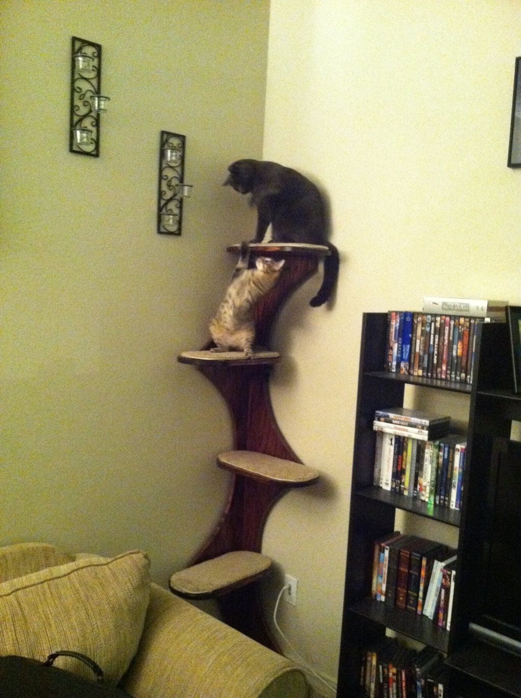 Cat tower corner climbing cat tree 68