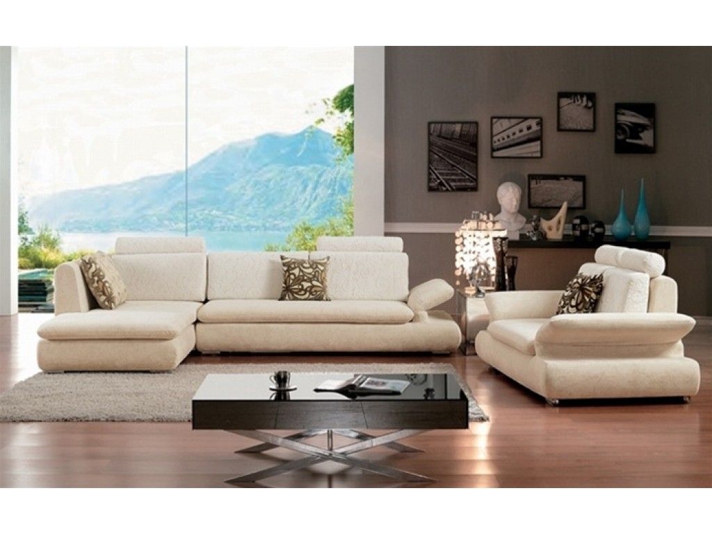 Contemporary microfiber sectional sofa 10