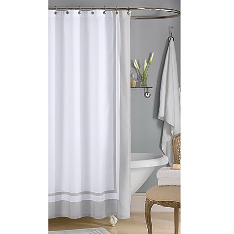 Extra long curved shower curtain rod