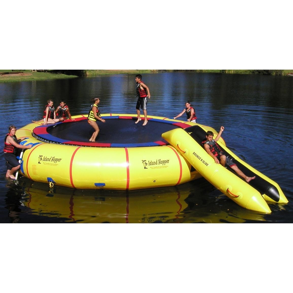 Giant inflatable best sale lake floats