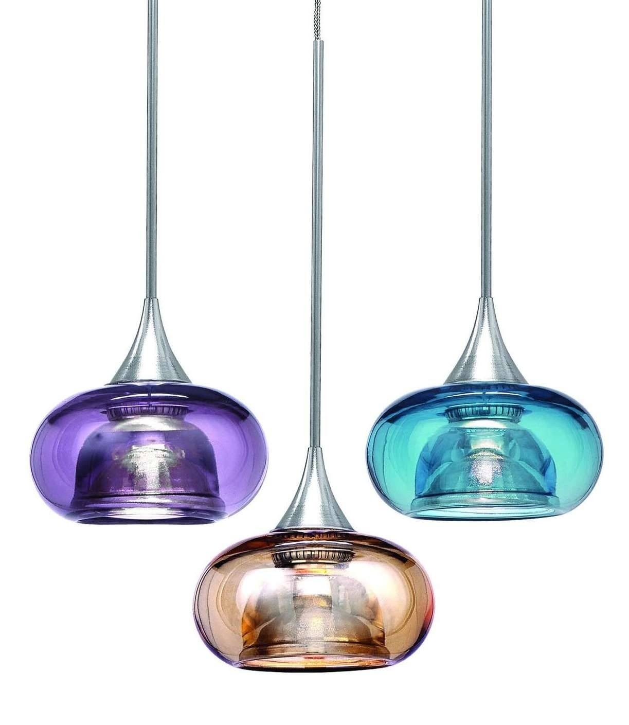 Glass pendant lights suit countertops tabletops and bars