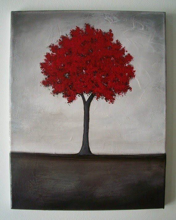 Red Trees Painting - Ideas on Foter