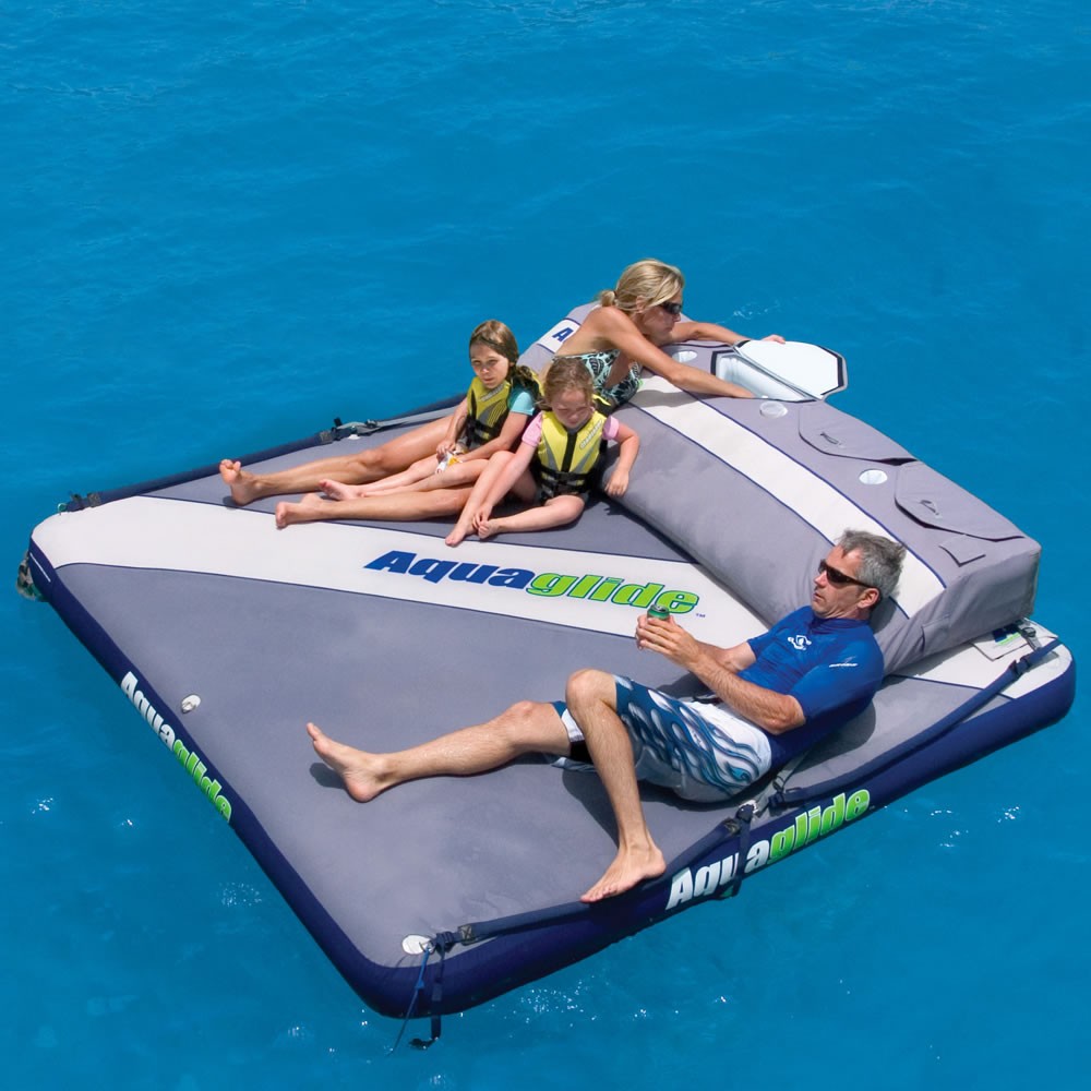 inflatable lake boat