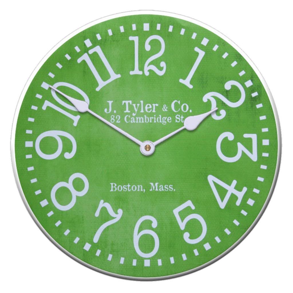 Lime green clock