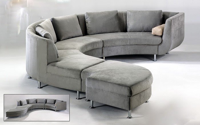 Modern microfiber sectional sofa 12