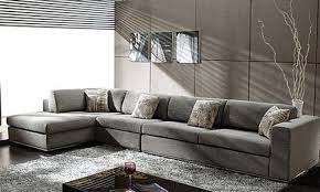 Modern microfiber sectional sofa 18