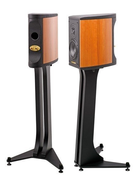 wooden bookshelf speaker stands