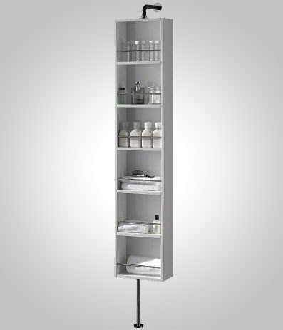 Rotating linen deals cabinet