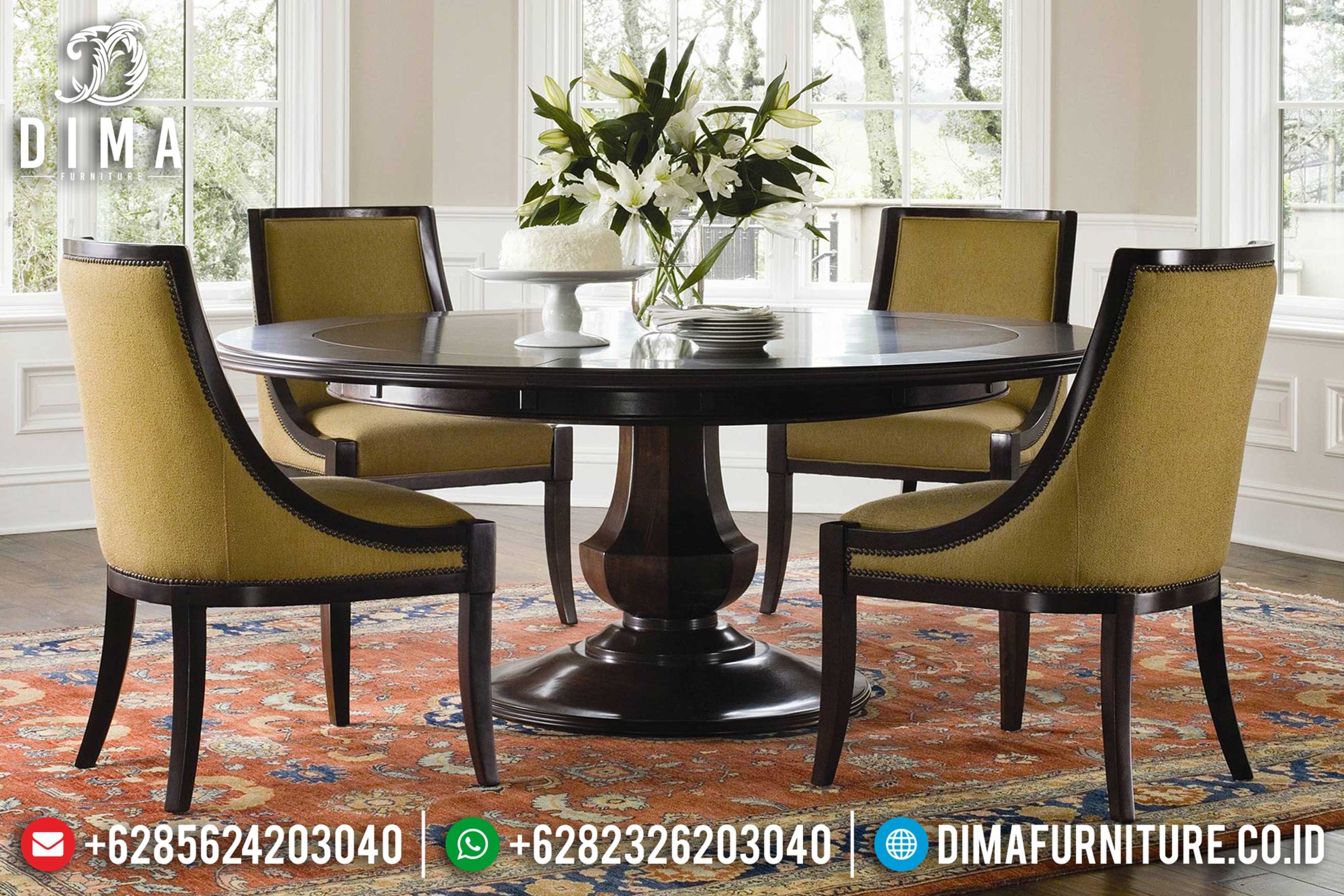 Round Dining Room Sets With Leaf - Foter