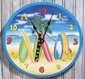 Surfboard Wall Clock - Foter