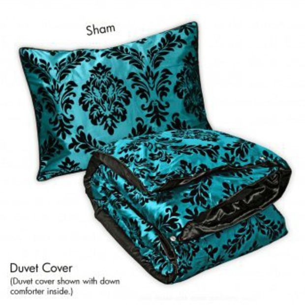 Blue And Black Damask Bedding Ideas On Foter