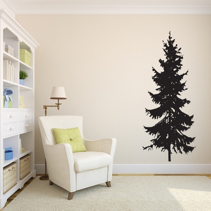 Winter tree wall decals