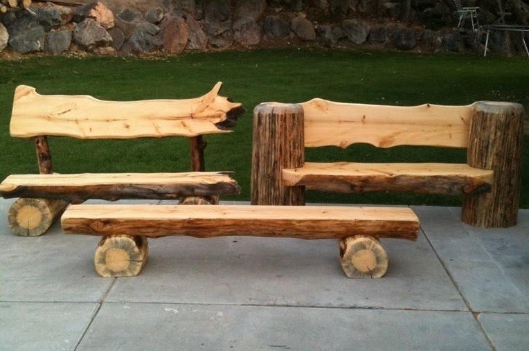 Log Benches Ideas On Foter