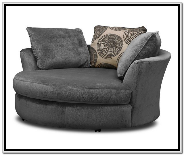 circular comfy chair