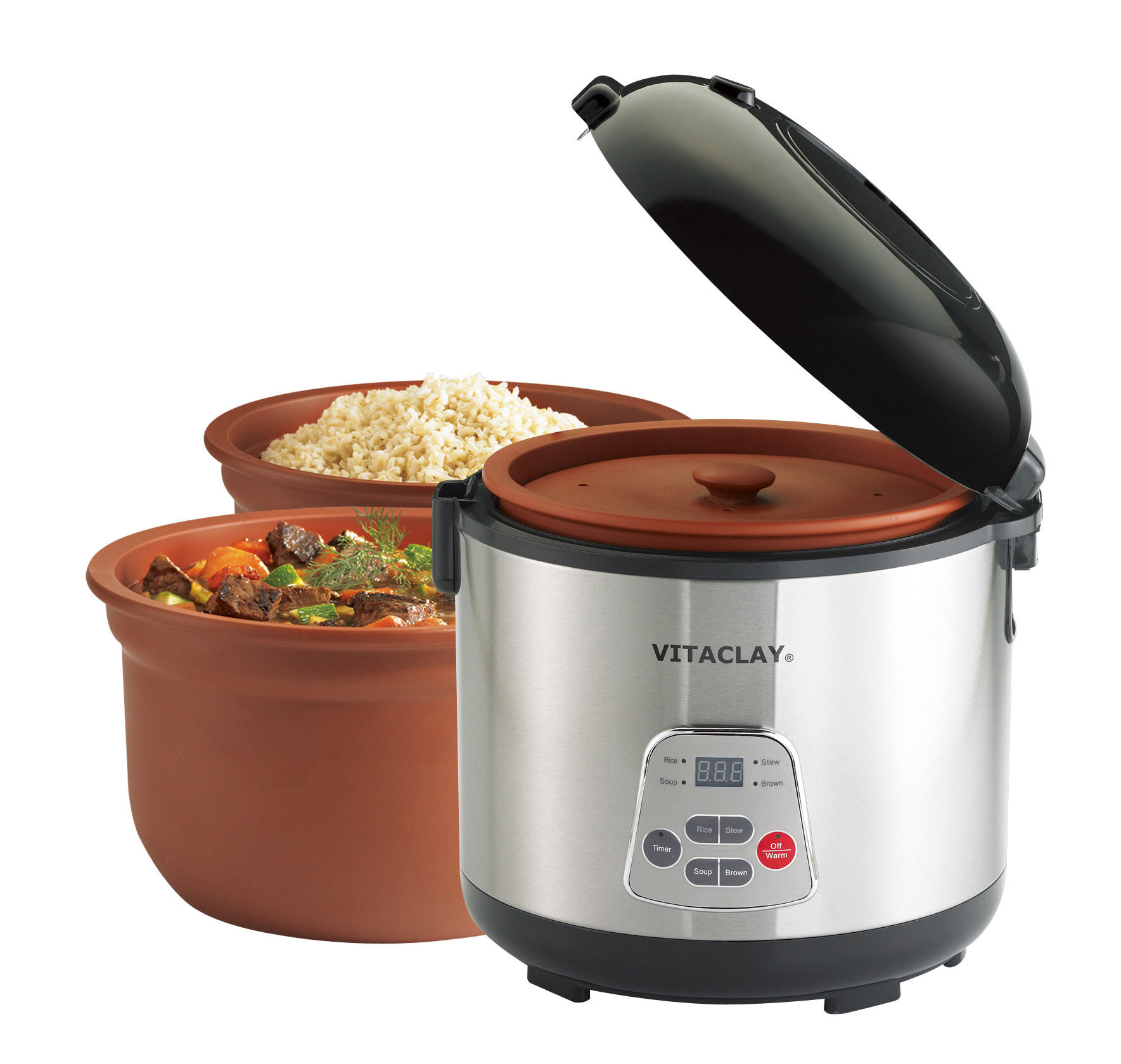 Ceramic rice clearance cooker