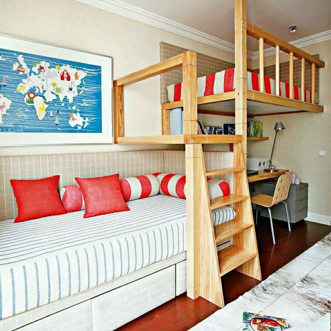 Bunk Bed With Table Underneath - Foter