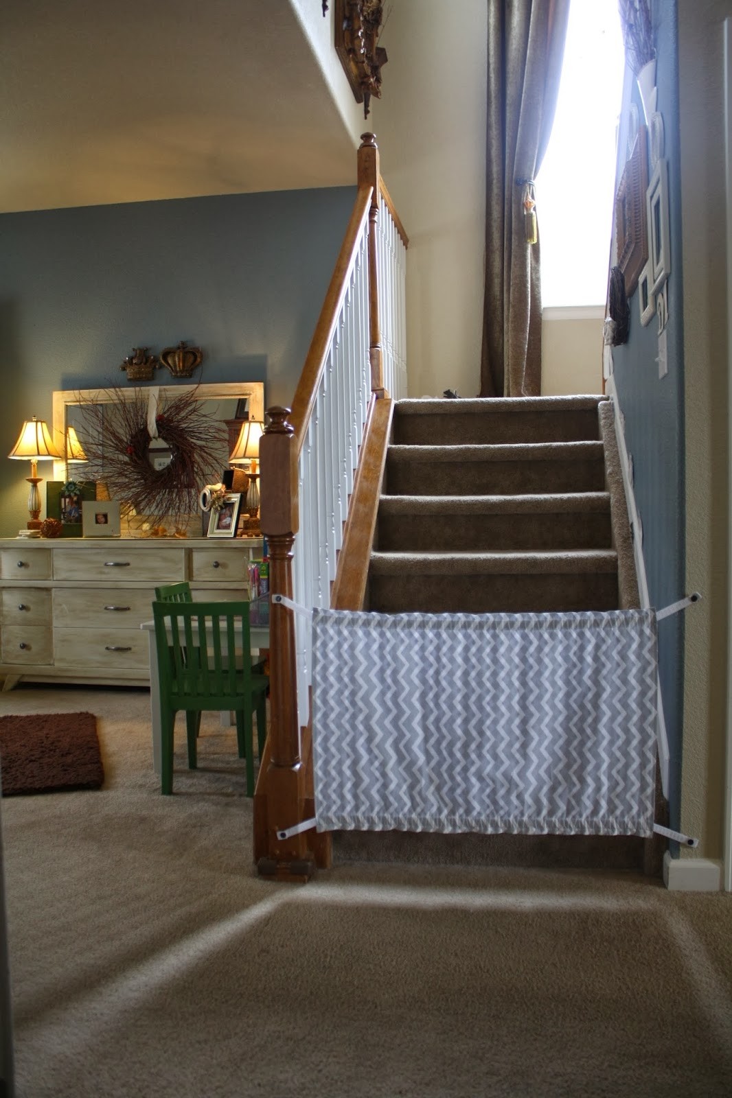 fabric baby gate retractable diy