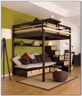 Full Size Bunk Bed With Desk - Foter