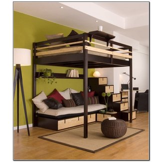 Full Size Bunk Bed With Desk - Foter