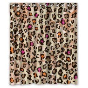 Generic Personalized Cool Colorful Leopard Print Animal Series Sold By Too Amazing Shower Curtain Bath Decor Curtain 60" x 72"