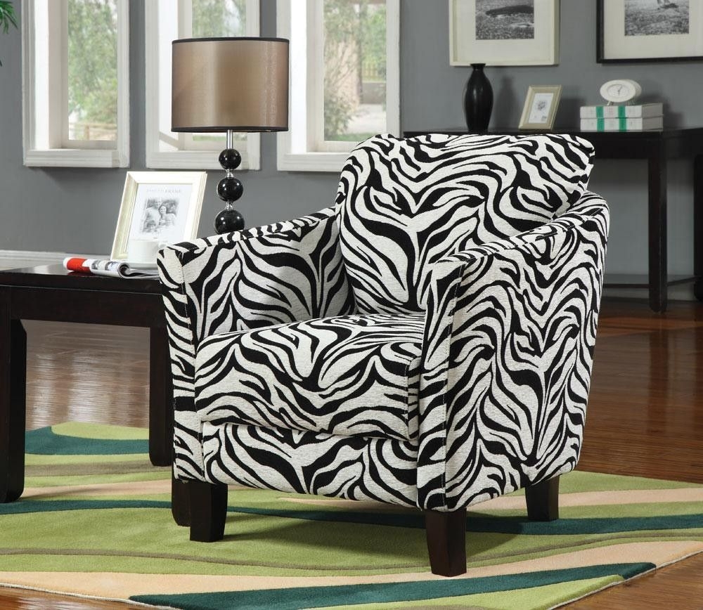 Gorgeous zebra pattern armchair