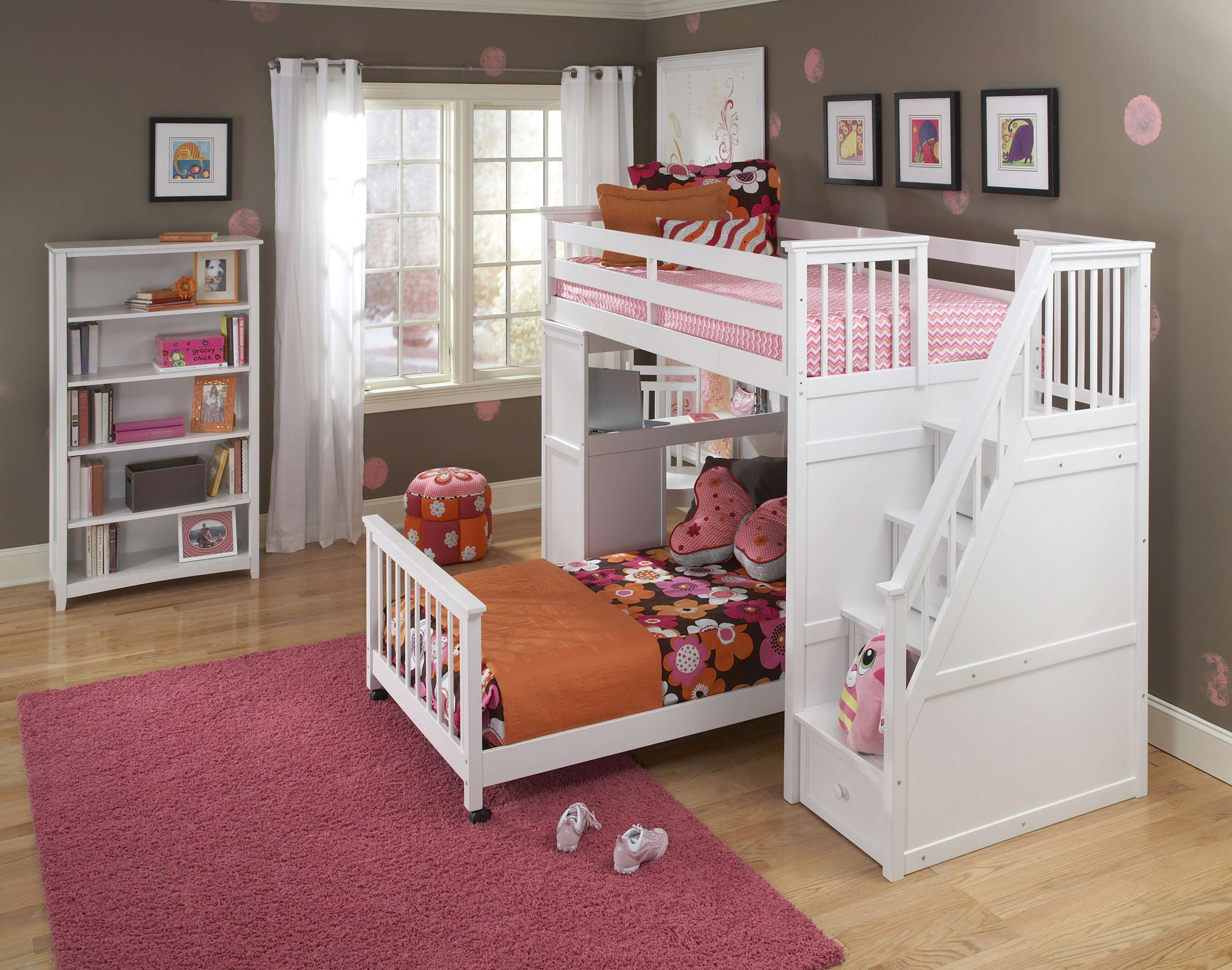 Junior loft bed with stairs