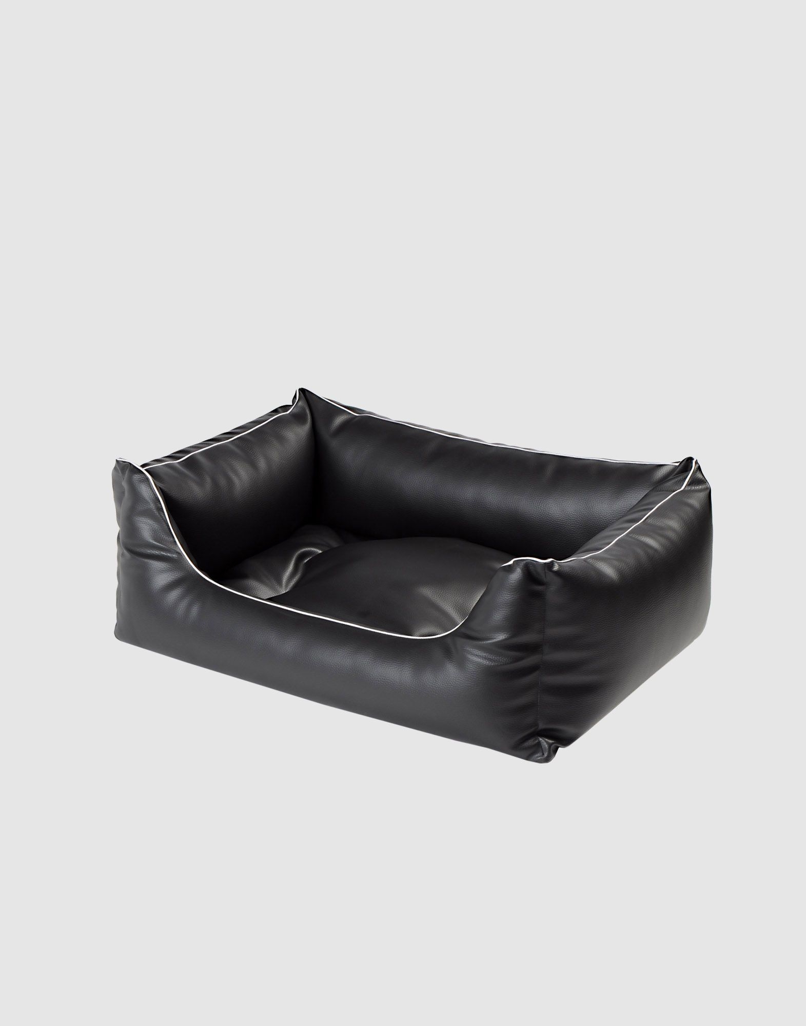 Leather dog bed
