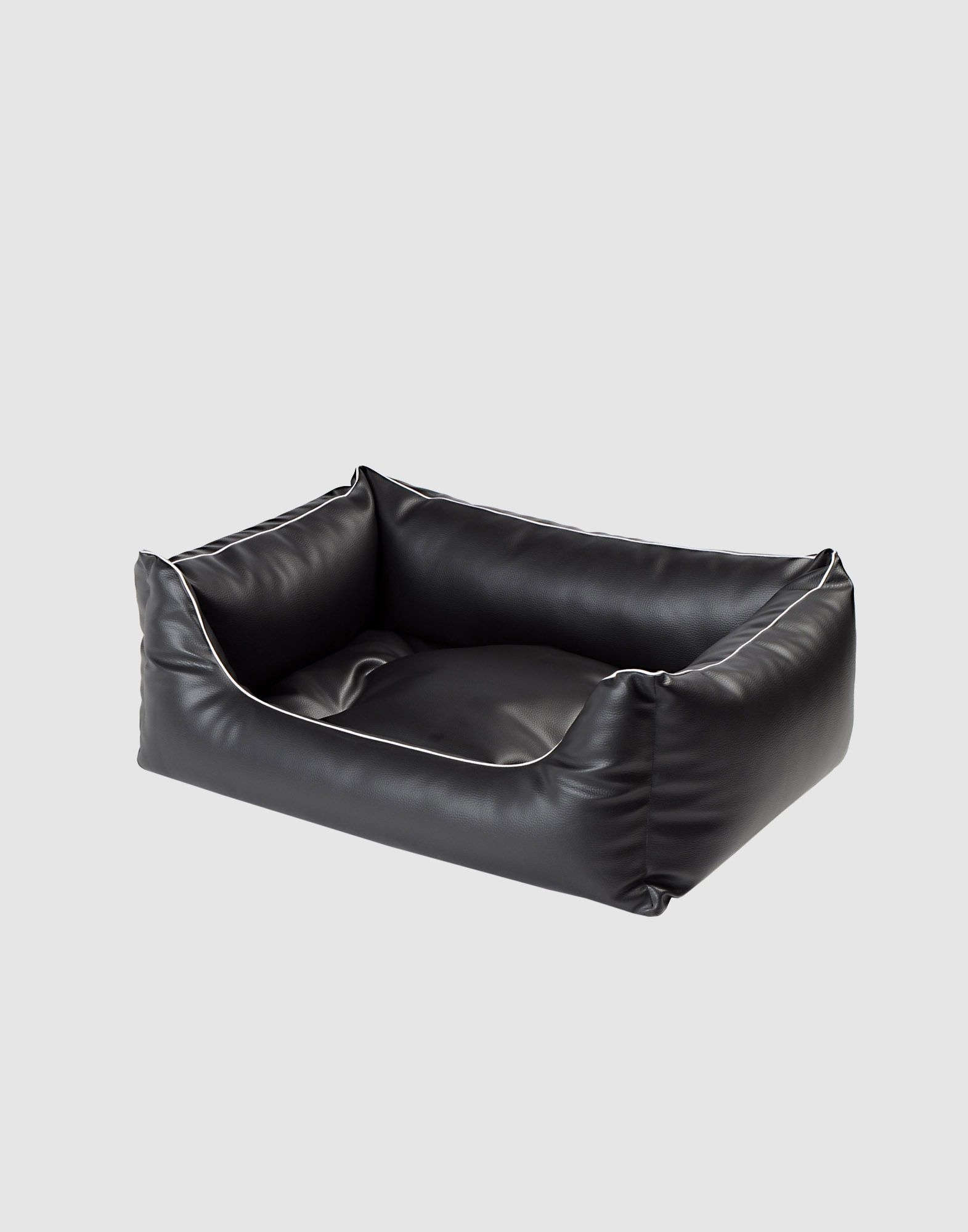 leather cat bed