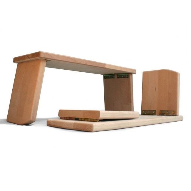 Lotus design comfort travel 19cm folding meditation bench
