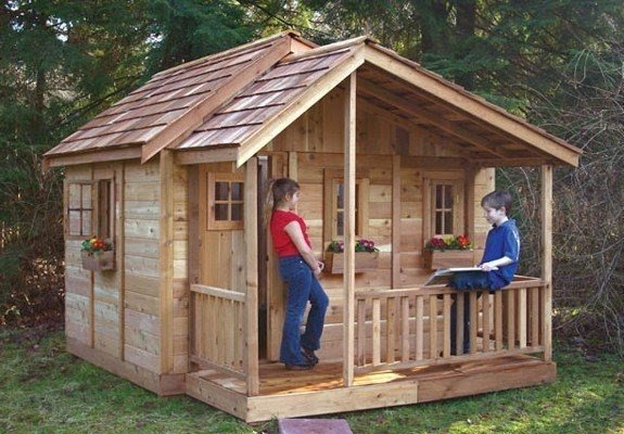 Wood Playhouse Kit - Ideas on Foter